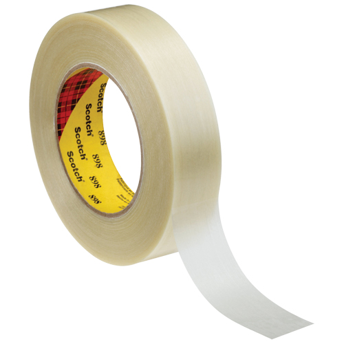 Scotch&reg; Filament Tape, 6.6 mils Thick, 24 mm (47/50") x 55 m (180')  Action Paper