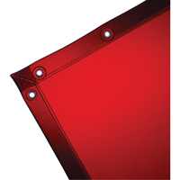 Welding Curtain, 72" x 72", Orange Action Paper