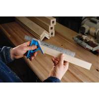 True Blue&reg; Combination Square, 12" L, 1/16" Graduations, Steel, Plain Action Paper