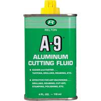 A-9 Aluminum Cutting Fluids, Bottle Action Paper