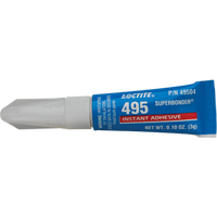 Adh&eacute;sif instantan&eacute; Super Bonder 495, Transparent, Tube, 3 g Action Paper