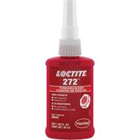 Threadlocker 272 High Temperature, Red, High, 50 ml, Bottle Action Paper