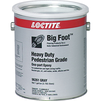 Big Foot Heavy Duty Pedestrian Grade Anti-Slip Coating, 1 gal., Epoxy-Based, Grey Action Paper