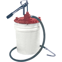 Manual Lubrication Pumps - Dual Leverage Dispensers, Zinc, 2.6 oz./Stroke, Fits 5 gal. Action Paper