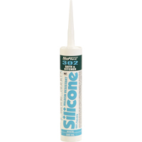 NuFlex&reg; 302 Bath And Kitchen Silicone Sealant, 300 ml, Cartridge, Clear Action Paper
