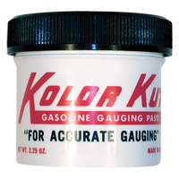 Kolor Kut&reg; Gasoline Gauging Paste, Jug Action Paper