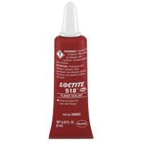 518 Flange Sealant, Tube, Red Action Paper