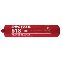 518 Flange Sealant, Cartridge, Red Action Paper