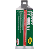 HY 4080 GY Structural Repair Hybrid Adhesive, Two-Part, Dual Cartridge, 50 g, Grey Action Paper