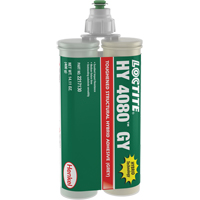 HY 4080 GY Structural Repair Hybrid Adhesive, Two-Part, Dual Cartridge, 400 g, Grey Action Paper