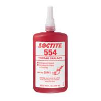 554 Thread Sealant, Bottle, 10 ml, -53.89° C - 148.89° C/-65°F - 300°F Action Paper