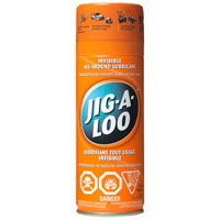 Jig-A-Loo Spray Lubricant, Aerosol Can Action Paper