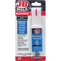 MarineWeld Adhesive, 25 ml, Syringe, Two-Part, White Action Paper