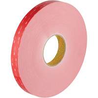 VHB Tape, 32.9 m (108') L x 1117.6 mm (44") W, 0.028 mm, Acrylic Action Paper