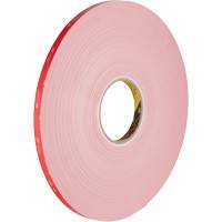 VHB Tape, 32.9 m (108') L x 12.7 mm (1/2") W, 62 mils, Acrylic Action Paper
