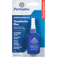 Surface Insensitive Threadlocker, Blue, High, 10 ml, Bottle Action Paper
