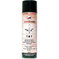 Aerochem T & T Tapping Oil, Aerosol Can Action Paper