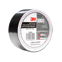 Rubans adh&eacute;sifs en vinyle 3903, 1245 mm (49") la x 46 m (151') lo, 6,5 mils, Noir Action Paper
