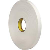 Double-Coated Foam Tape, 66 m (216') L x 25.4 mm (1") W, 31 mils, Polyethylene Action Paper