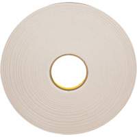 Ruban double face en mousse, 66 m (216') lo x 12,7 mm (1/2") la, 31 mils, Poly&eacute;thyl&egrave;ne Action Paper