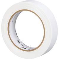 Ruban en vinyle pour travaux g&eacute;n&eacute;raux 764, 25,4 mm (1") la x 32,9 m (108') lo, 5 mils, Blanc Action Paper