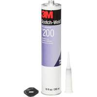 Adh&eacute;sif PUR Scotch-Weld, 10 oz, Cartouche, Blanc cass&eacute; Action Paper