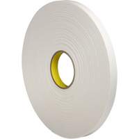 Foam Tape, 16.5 m (54') L x 18 mm (3/4") W, 6 mils, Urethane Action Paper