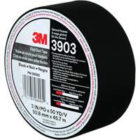 Rubans adh&eacute;sifs en vinyle 3903, 48 mm (2") la x 45 m (148') lo, 6,5 mils, Noir Action Paper