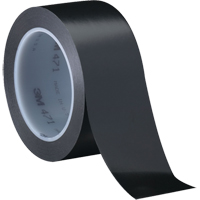 Ruban en vinyle 471, 12 mm (1/2") la x 32,9 m (108') lo, 5,3 mils, Noir Action Paper