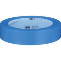 Ruban en vinyle 471, 25,4 mm (1") la x 32,9 m (108') lo, 5,3 mils, Bleu Action Paper