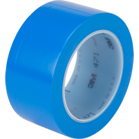 Ruban en vinyle 471, 50,8 mm (2") la x 32,9 m (108') lo, 5,3 mils, Bleu Action Paper
