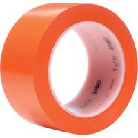 Ruban en vinyle 471, 50,8 mm (2") la x 32,9 m (108') lo, 5,2 mils, Orange Action Paper