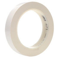 Ruban en vinyle 471, 25,4 mm (1") la x 32,9 m (108') lo, 5,3 mils, Blanc Action Paper