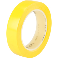 Ruban en vinyle 471, 25,4 mm (1") la x 32,9 m (108') lo, 5,3 mils, Jaune Action Paper