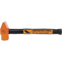 UCP-316 Marteau &agrave; panne droite &agrave; manche indestructible pour usage tr&egrave;s intensif, Poids de la t&ecirc;te 3 lb, Face Ordinaire, Prise Acier plein Action Paper