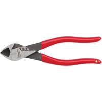 Diagonal Dipped Grip Cutting Pliers, 7" L Action Paper