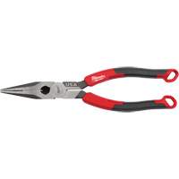Long Nose Comfort Grip Pliers, 8" L Action Paper
