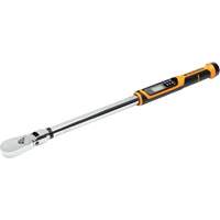 Flex Head Torque Wrench with Angle, Electronic, 1" Square Drive, 25 - 250 ft-lbs./301 - 3010 in-lbs. Action Paper