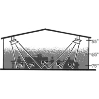 4000 Series Heater, Radiant Heat, Natural Gas, 40000 BTU/H Action Paper