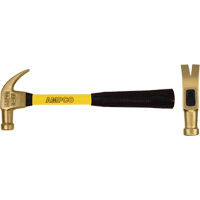 Curved-Claw Nail Hammer, 0.75 lbs. Head Weight, 14" L Action Paper