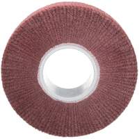 Brosse &agrave; lamelle de finition Scotch-Brite, Oxyde d'aluminium, Grain Fin, 8" x 2" x 3" Action Paper