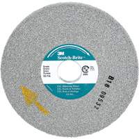 Scotch-Brite EXL Deburring Wheel, 6" x 1/2", 1" Arbor, Aluminum Oxide Action Paper