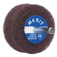 Abrasotex Non-Woven Disc Wheel, 3" Dia. x 1" W, 1/4" Arbor, Aluminum Oxide Action Paper