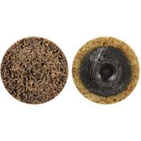 Surface Prep Quick-Change Disc, 1" Dia., Coarse Grit, Aluminum Oxide Action Paper