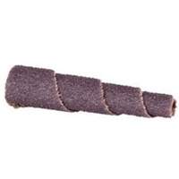 ALO Spiral Cartridge Roll, 80 Grit, 3/4" Dia., Aluminum Oxide, 1-1/2" L, 3/16" Arbor Action Paper