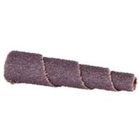 ALO Spiral Cartridge Roll, 60 Grit, 1" Dia., Aluminum Oxide, 2" L, 3/16" Arbor Action Paper