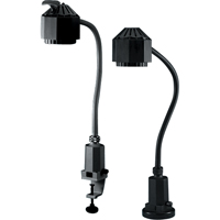 Sunnex Task Lights - 50 Watt Moisture Resistant Halogen Task Lights, 50 W, Halogen, 27" Neck, Black Action Paper