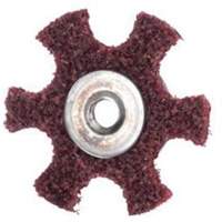 Abrasotex Surface Preparation Star, 3" Dia., Medium Grit, Aluminum Oxide Action Paper