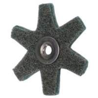 Abrasotex Surface Preparation Star, 2" Dia., Very Fine Grit, Aluminum Oxide Action Paper