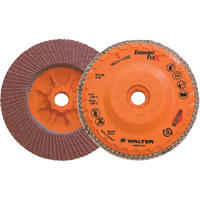 Enduro-Flex Flap Disc, 4-1/2" x 5/8"-11, Type 27, 60 Grit, Zirconia Alumina Action Paper